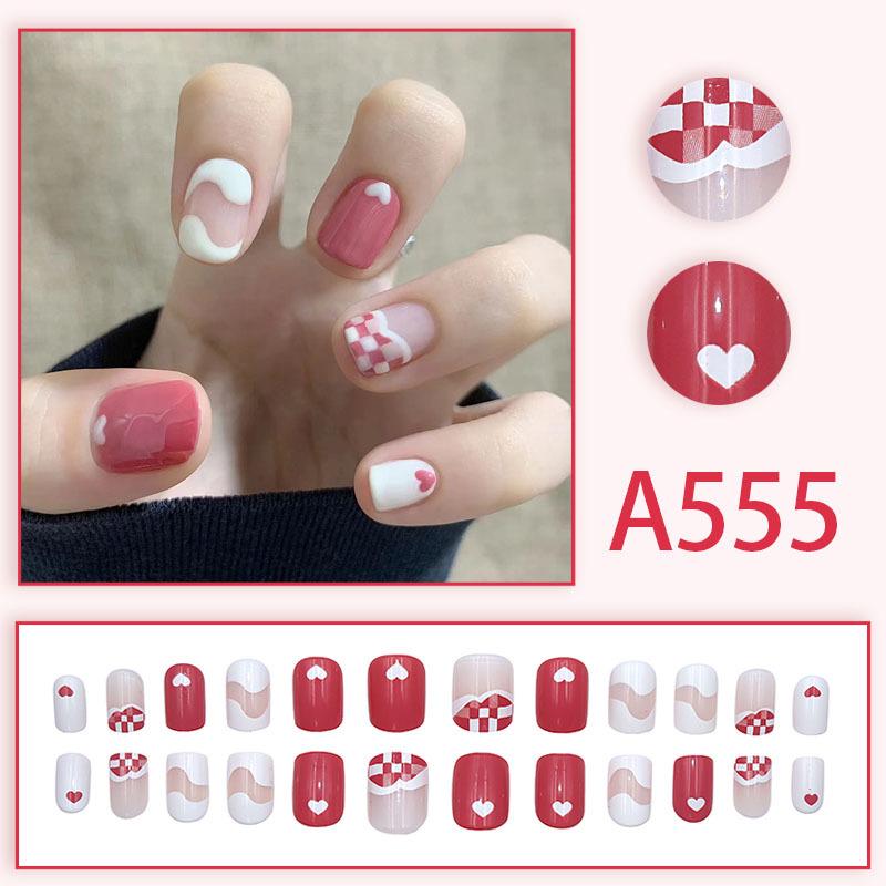 Summer Fresh French Line Cool Style Detachable Nail Art Tips