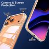 Hybride Militärklasse Hülle für iPhone 17 Air 17 Pro Max Hülle Stoßfest Transparente Harte Acrylhülle für iPhone 16 Pro Max 16E
