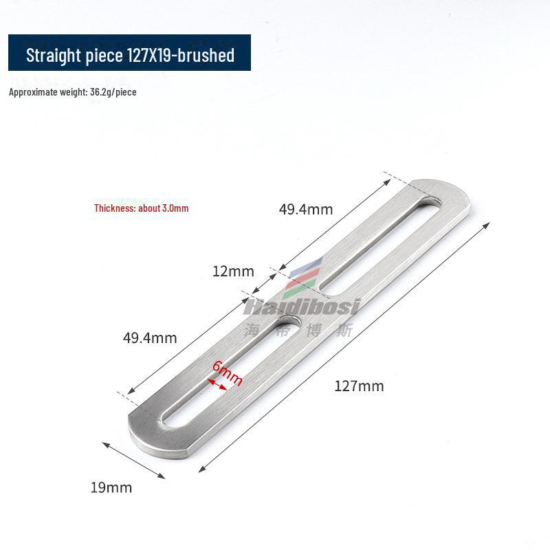 Stainless Steel Adjustable L-Shaped 90° Angle Bracket Connector