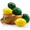 WTEMPO Double Colour Durable Fake Lemons Ornaments Artificial Lemons Fake Fruits Decorations for Kichen Party Chirstmas Decor Photography Props
