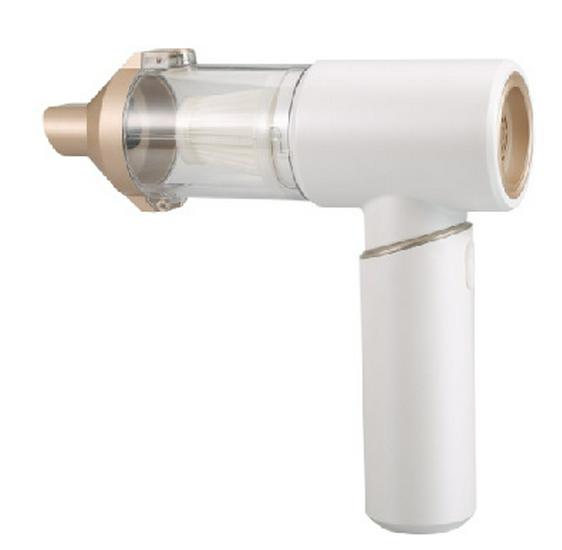 

Беспроводной портативный автомобильный пылесос: Высокая мощность всасывания, компактный ручной для использования в автомобиле и дома белый