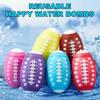1/6Pcs Water Football Toy Reusable Quick Fill Water Ball Summer Outdoor Beach Swimming Pool Kids Adults Refillable Rugby Water Fight Toy