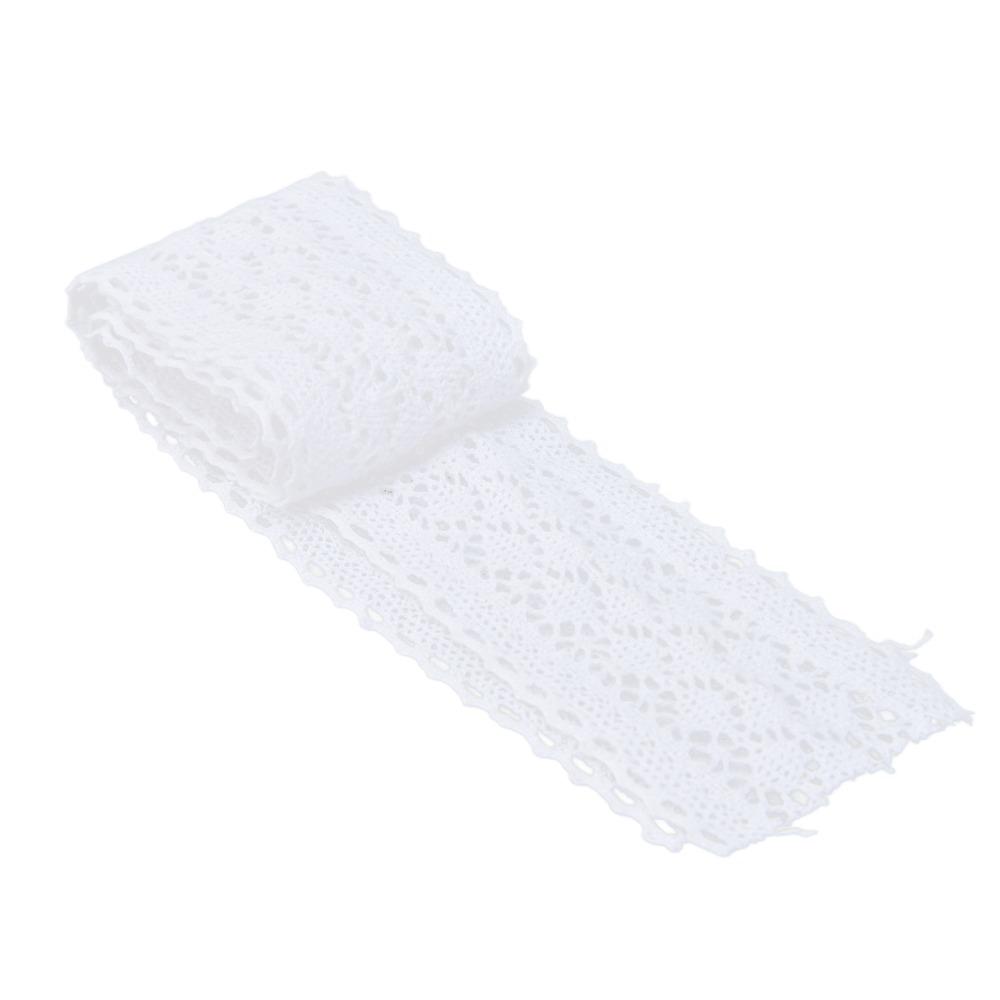 1pcs 10 Yards Lace Trim Cotton Threa Cotton Lace Vintage Lace Ribbon For DIY Crafts