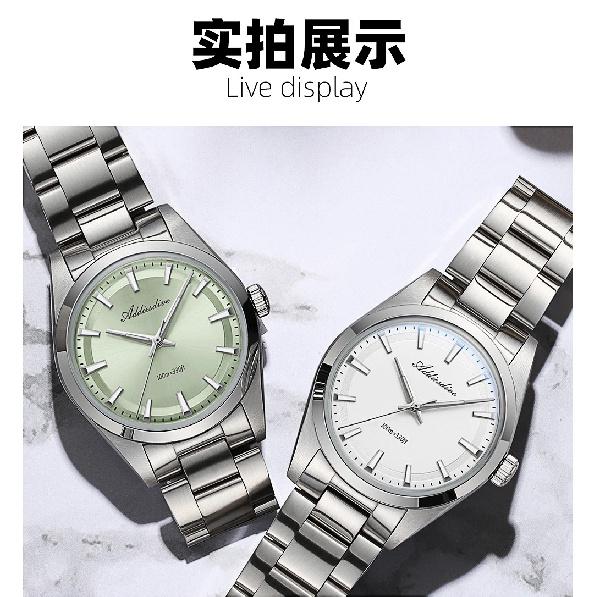 ADDIESDIVE Hot Sale AD2066 Quartz Watch Simple Waterproof Wristwatch Bubble Mirror Pot Cover Glass Stainless Steel Men's Watches