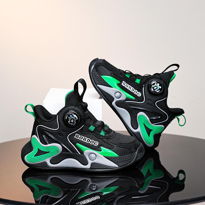 Non-slip Sports Boys Breathable Spring and Autumn Children's Classmates 2025 New Basketball Shoes Children's Mesh