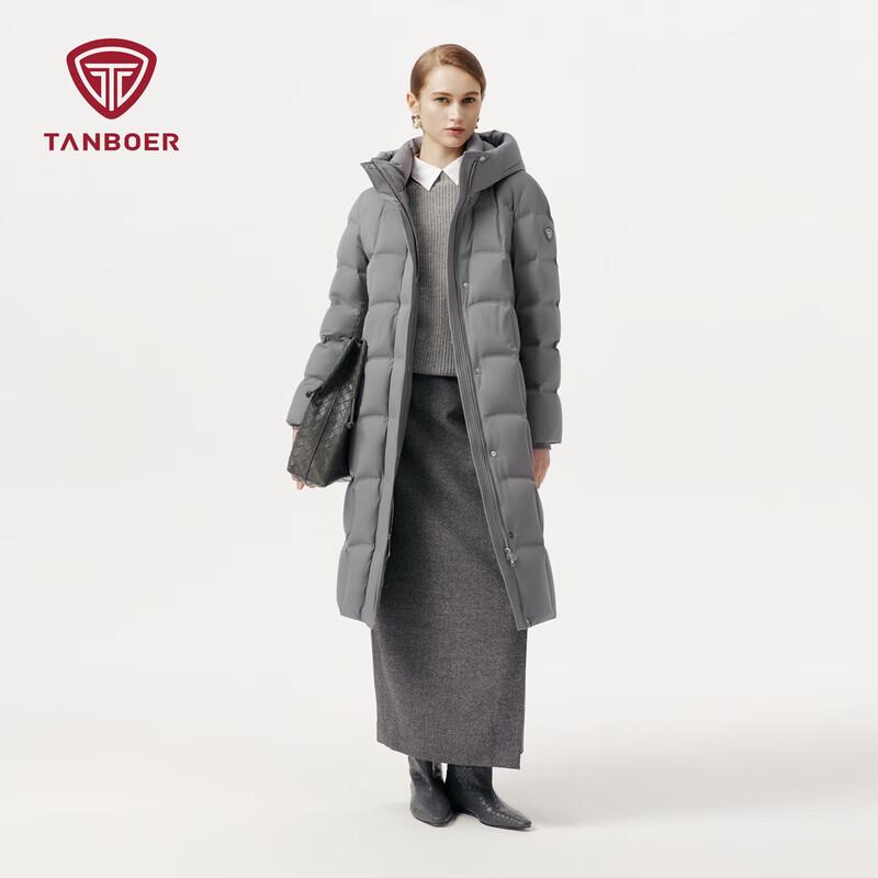 

Tanboer Women s Long Hooded Goose Down Puffer Coat XL (175)