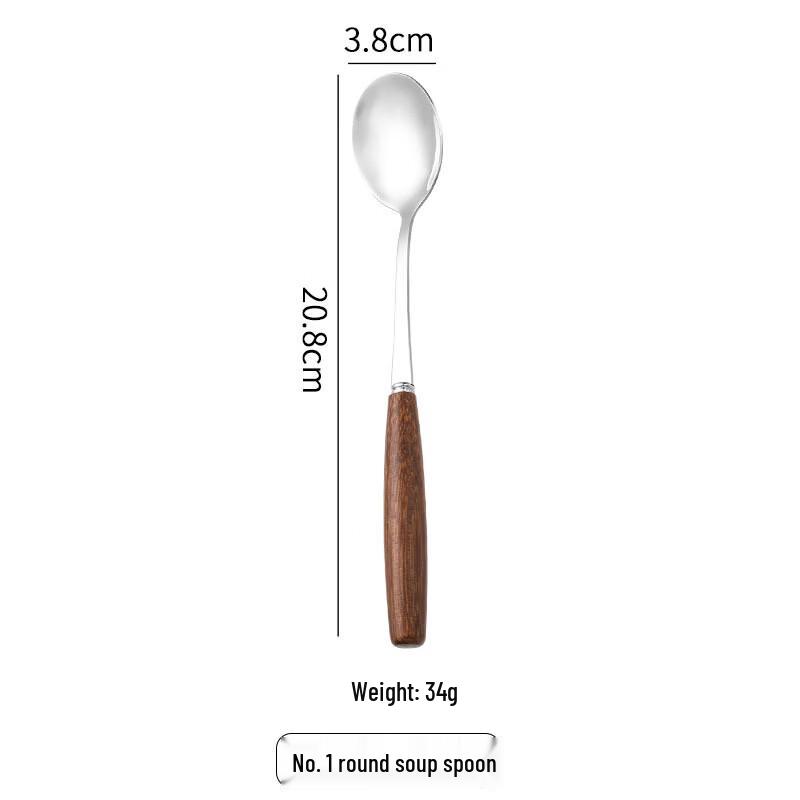 Ruhan Wooden Handle Cutlery Set