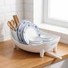 Plastic Oval Shaped Drainer Drainage Cutlery Storage Container Vegetable Basket  Sink Counter