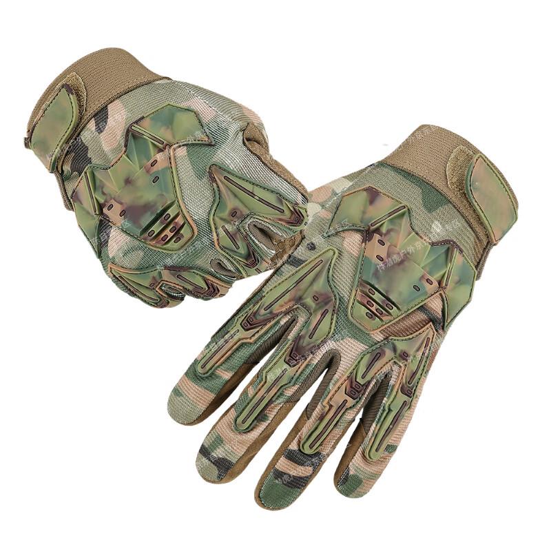 HuaQianHu Full Finger Tactical Camouflage Gloves