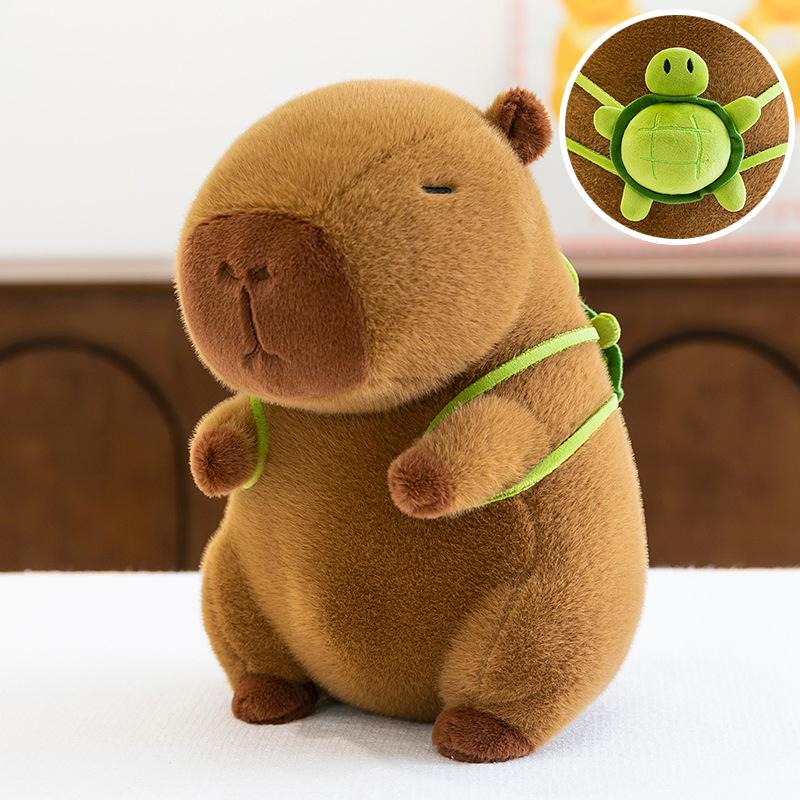 Snot Kapibara Plush Toy Stretch Fries Turtle Backpack Capybara Doll Doll Pillow