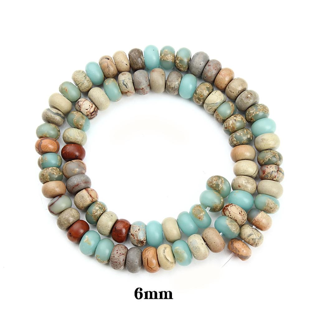 1strand 4/6/8/10mm Natural Stone Flat Beads Druzy Quartz Crystal Loose Spacer DIY Bracelet Necklace Fashion Jewelry
