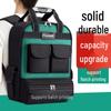 Heavy-Duty Double Shoulder Tool Backpack: Durable, Thickened, Multi-Functional, Large Capacity for Electrician Repairs