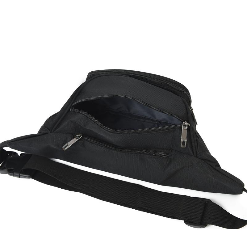 Multifunction Nylon Men Waist Bag Large-capacity Anti-theft Chest Bag Outdoor Travel Waterproof Sports Mobile Phone Bag