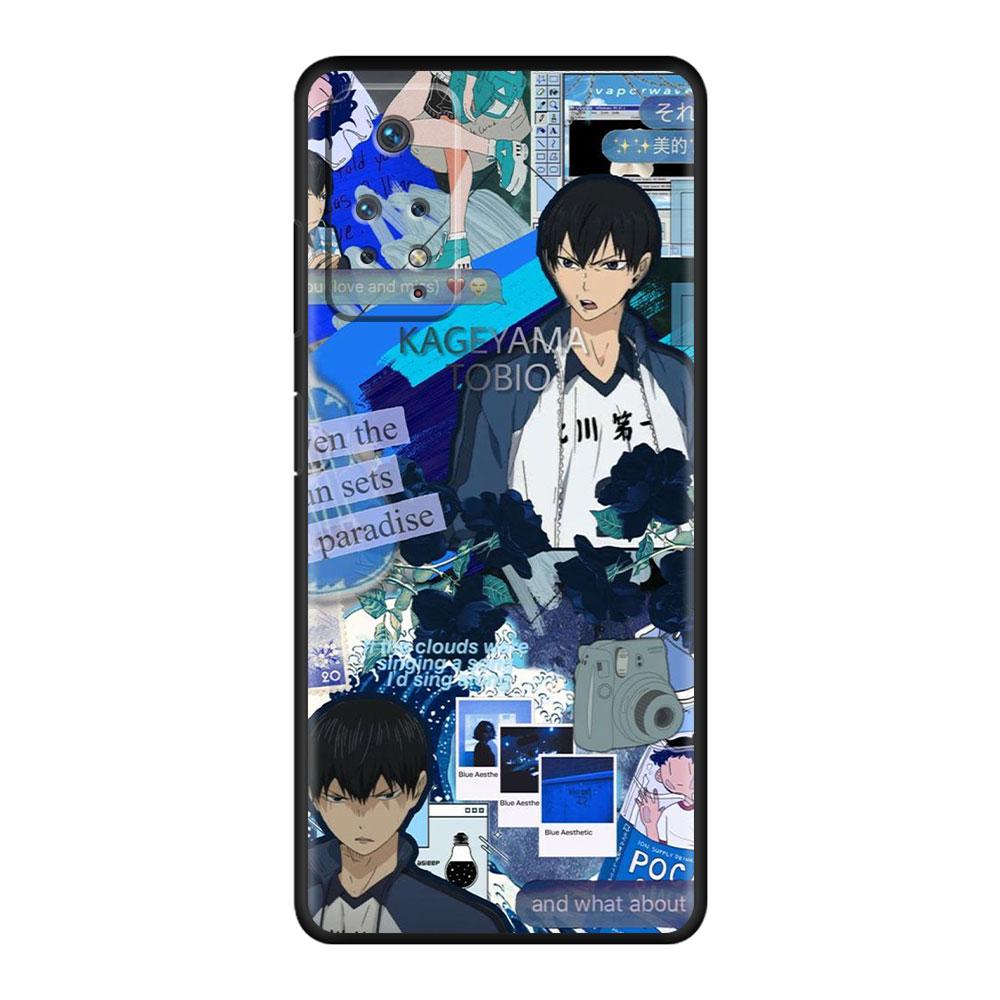 For Redmi Note 9A 10 9 8 9S 7 9T 9C K40 11 Pro K40S K50 8T Armor Para Celular Funda Haikyuu Volleyball Anime