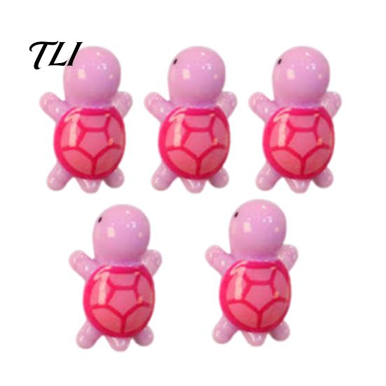 Magnetic Memo Holders 5Pcs Mini Resin Turtle Refrigerator Magnet, Colorful Tortoise Fridge Decorative Magnets Home Office Kitchen Locker Accessories