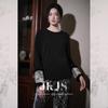 JK&JS New Chinese Style Mink Velvet Knitted Long Sleeve Top
