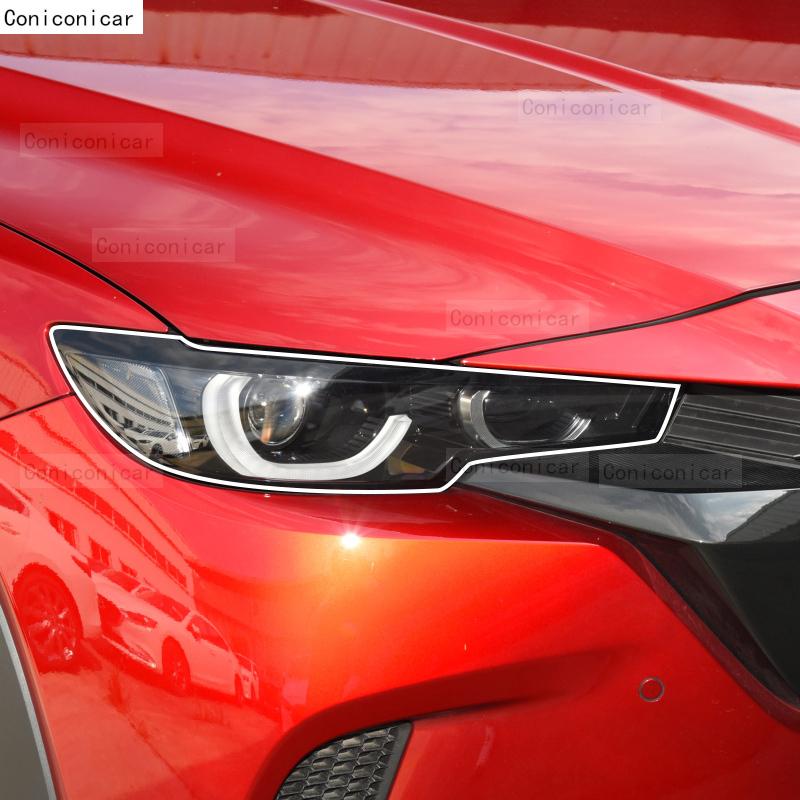 For MAZDA CX-50 2024 Car Exterior Headlight Anti-scratch Front Lamp Transparent TPU Protective Film Accessories