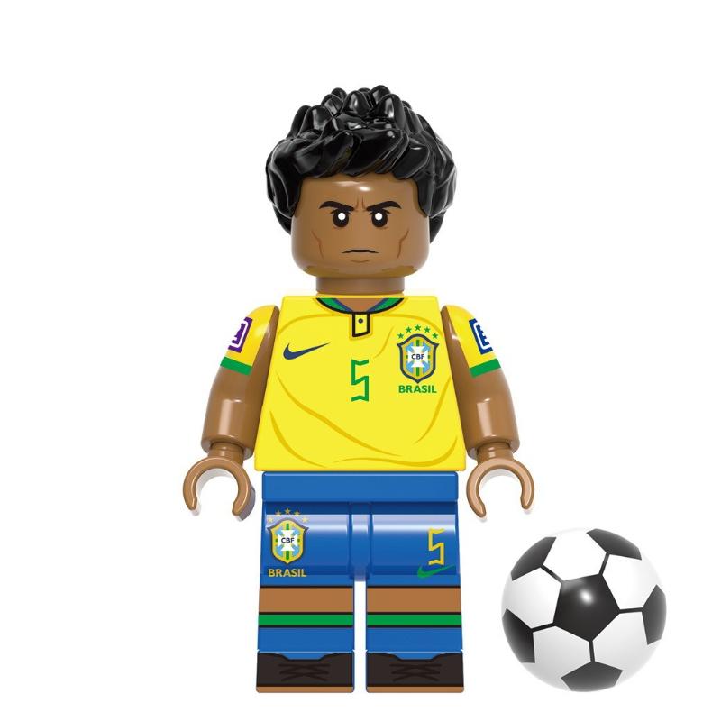 Kinder Bewegungs-Wettbewerb Bausteine Pädagogische Puzzle-Sets Fußball-Modelle Perfekt als Feiertagsgeschenke oder Spielzeug für Jungen