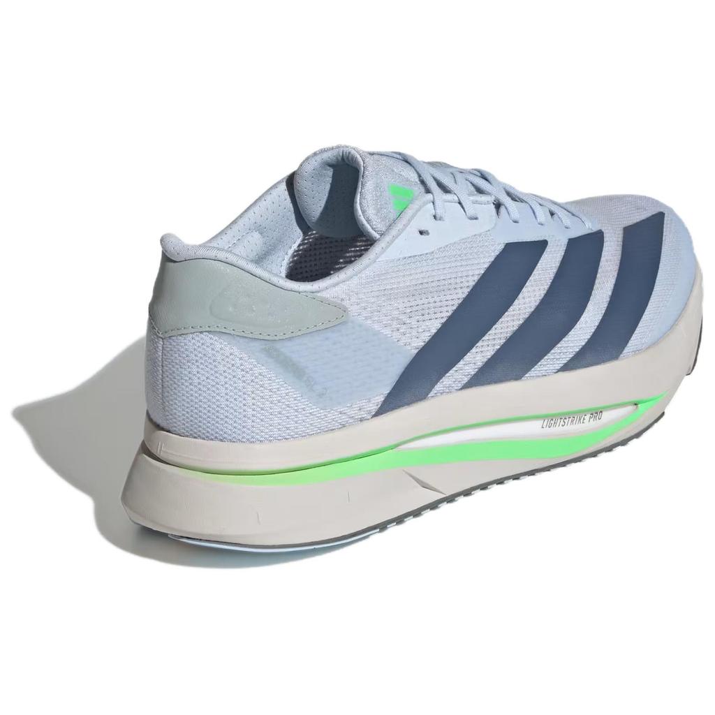 Adidas Adizero SL2 Running Shoes Men's Low Top Crystal Sky Blue/Old Love Ink/Shrieking Green KH8849