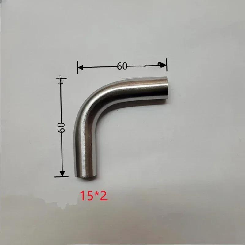 304 Stainless Sanitary 45 Degree 90 Degree Elbow Lengthen Seamless Pipe Welding Pipe Fitting