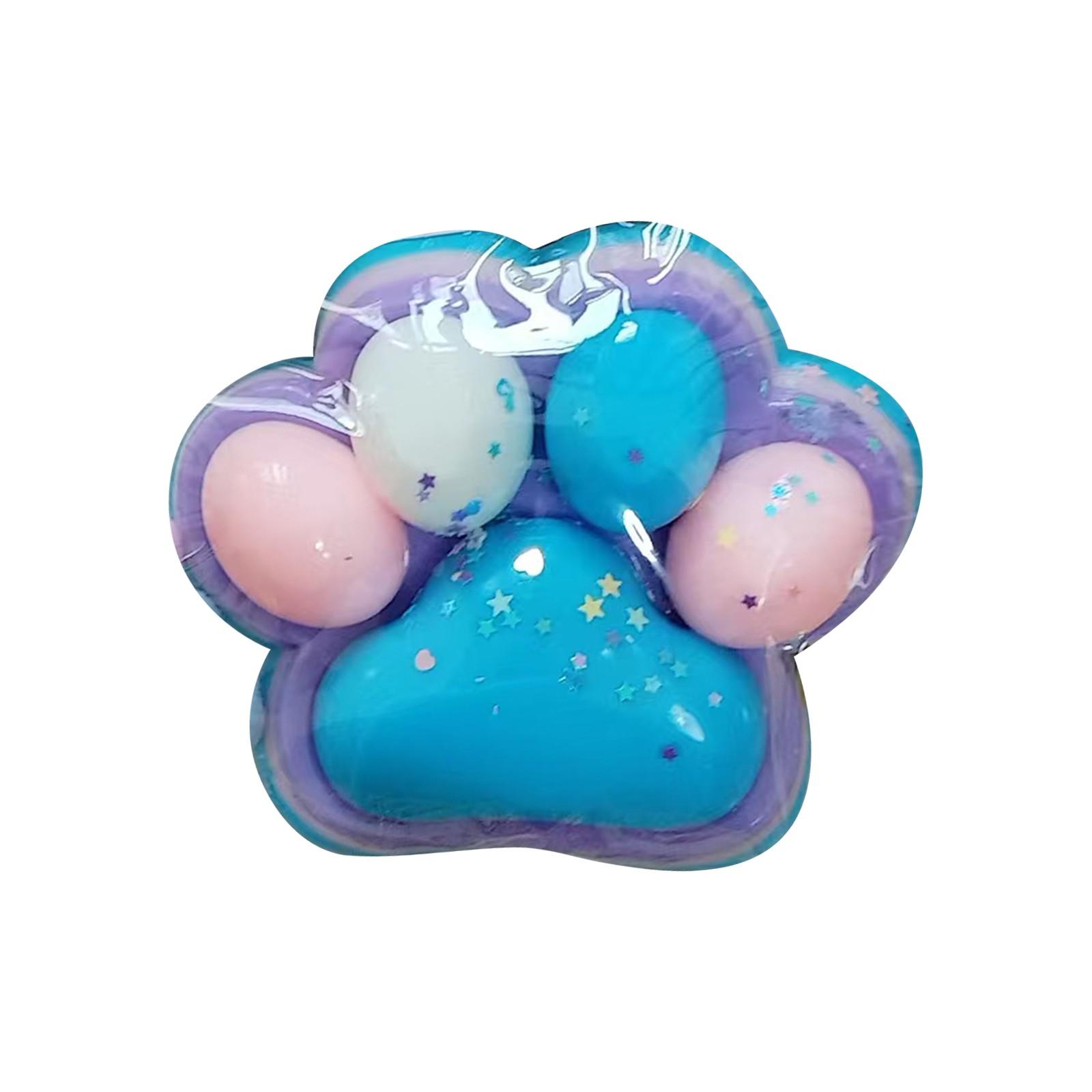

Giant -large Transparent Claws Soft Sticky Slow Decompression Toy синий