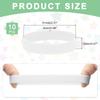 10/20Pcs 3.15" Silicone Rubber Bands Non-slip Flat Elastic Rubber Wrapping Bands for Books Traps Art Wrapping Paper Cord Wraps