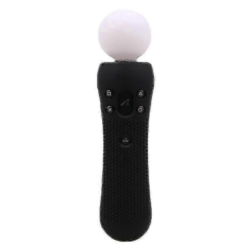 1 Pcs For Playstation Ps Vr Move Motion Controller Anti-slip Silicone Rubber Cover Protective Skin Case Black Blue Red Yalo