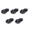 5 Pcs Chair Rotate Wheel 3in 360 Degree Noise   Scratch Resistant Straight Chair Caster for