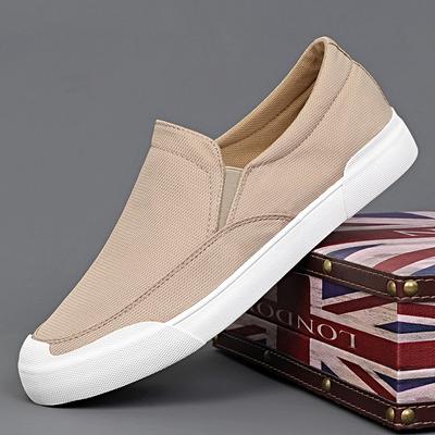 Summer One Pedal Men'S Canvas Shoes Breathable Casual Versatile Trend Board Shoes