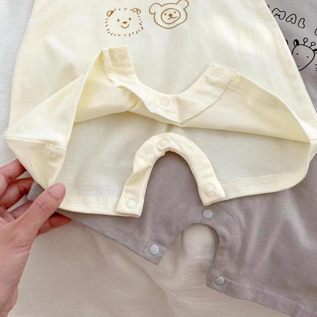 Infant Summer Romper Set - Lightweight, Short Sleeve Pajamas for Baby Boys and Girls