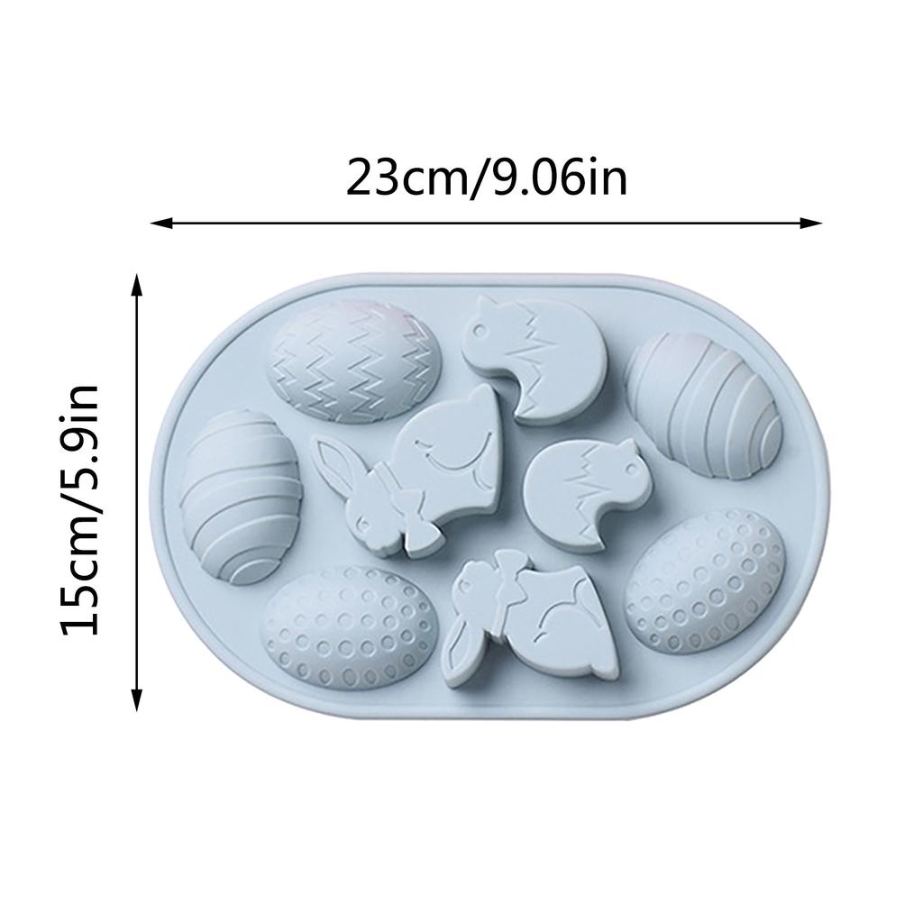  Silicone  Easter Day Series Chocolate Baking Epoxy 