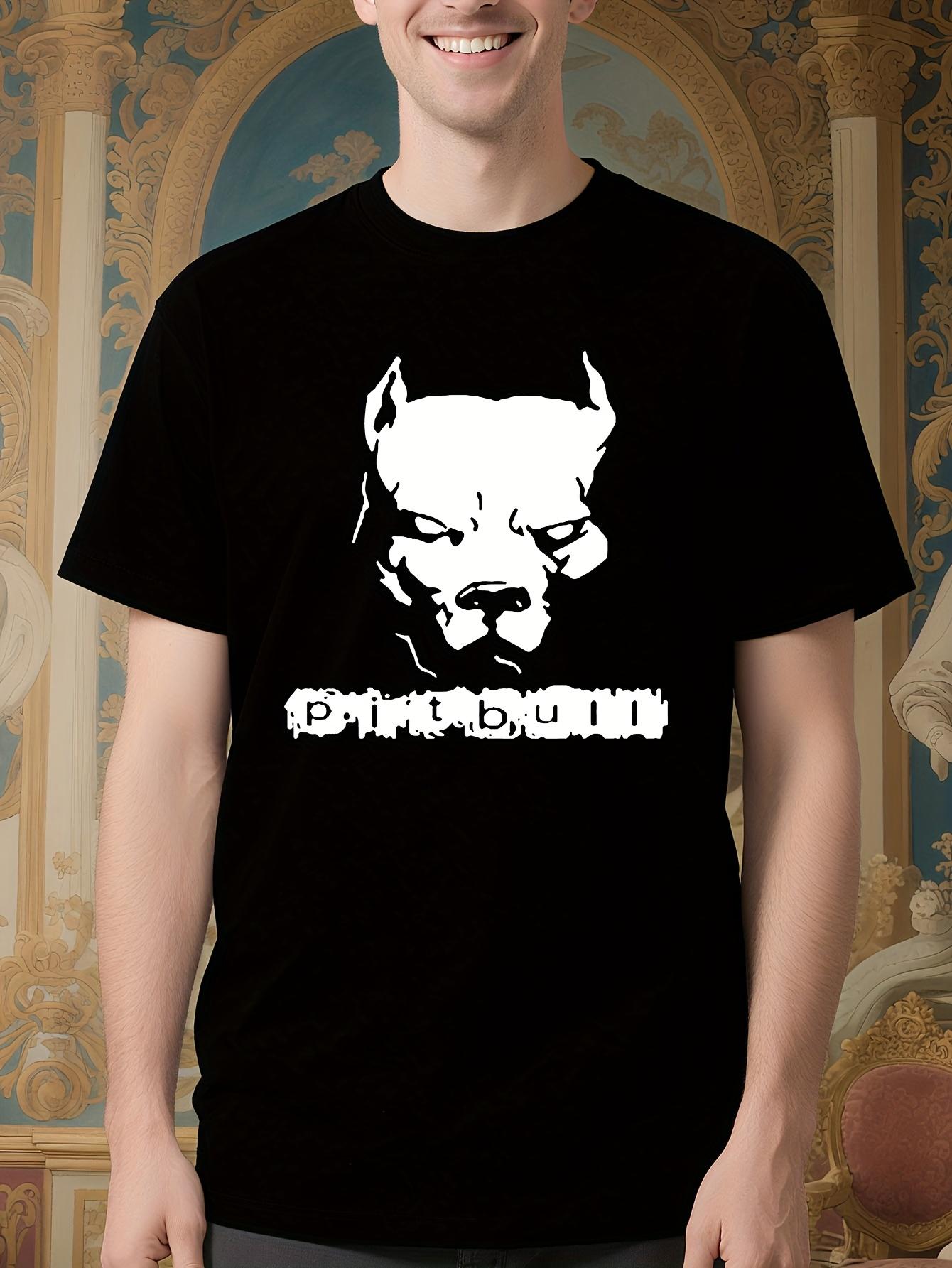 Pitbull Graphic Tshirt - Bold Pit Bull II Face Design XL
