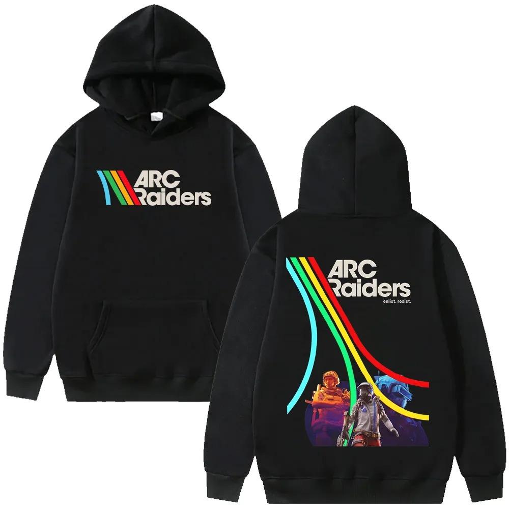 Hra ARC Raiders Grafická mikina s kapucí Pánská Dámská Mikina Podzim Zima Oversized Streetwear Y2k Hip Hop Mikina Tepláková souprava Dámské Pánské Oblečení