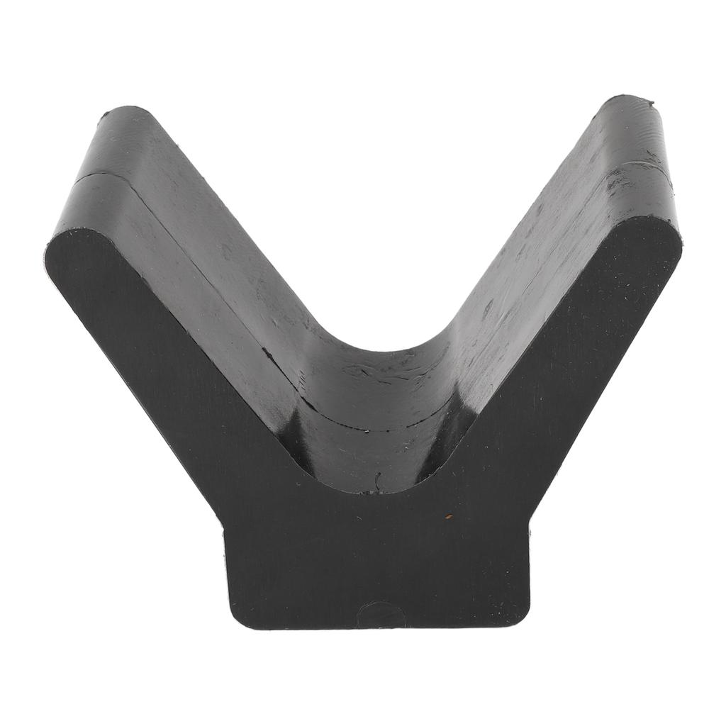 2 Inch Boat Trailer Bow Stop V Style Rubber Enables Your Boat To Secure Tightly with Trailer Black