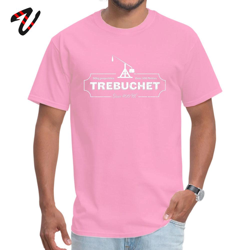 Adult Top Tshirts Trebuchet Grunge Design Classic T Shirt Kiss Round Collar Religion Sleeve Design TeeShirt Mother Day