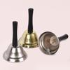 Christmas Hand Bell Wooden Handle Jingle Bells Clear Tone Handbell for Santa Claus Attraction Attention School Wedding Party Supplies