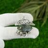 Oval Labradorite Gemstone 925 Silver Daughter Wedding Bezel New Pendant Jewelry