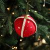 Starry Knit Christmas Ornaments Decorative Foam Balls DIY Craft Festive Tree Decor with Hanging Loop