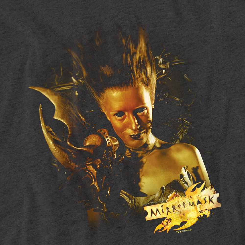 MirrorMask Unisex Adult Queen Of Shadows Heather T-Shirt