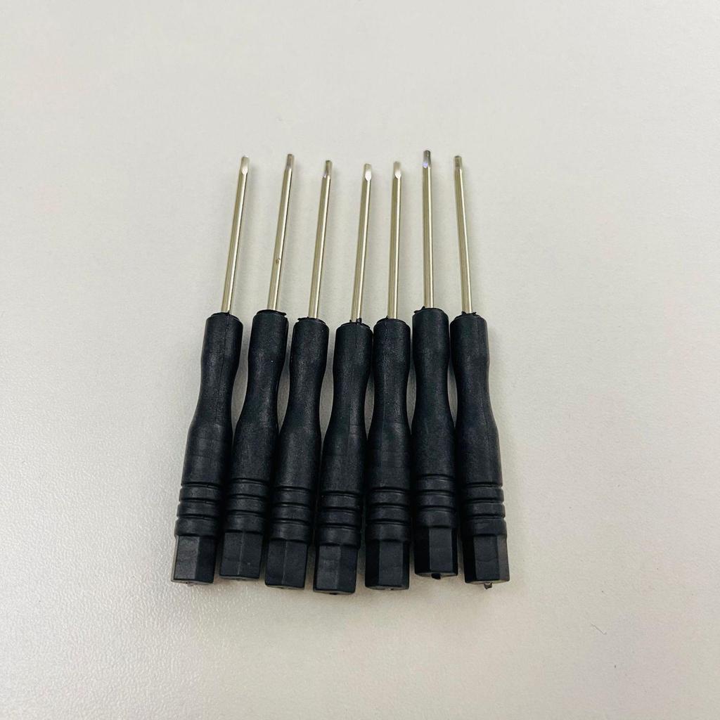 Mini H1.5 Black Hex Screwdriver for Toys: Short Disassembly Tool with Card Clip