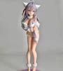 New Tenitol Alisa White Fox Anime Figure Pvc Model Beautiful Girl Statue Desktop Decoration Anime Peripheral Ornament