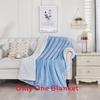 Thick Polyester Plush Fleece Blanket With Double Layer Warmth For Home Use Sleep