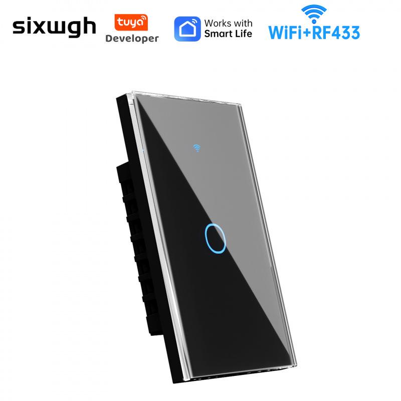 

Graffiti Smart Touch Wall Switch (Type 118) - WiFi+433MHz, Alexa Compatible, US/AU/BR Spec, Single Zero Line.