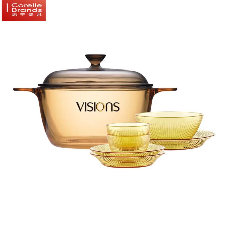 Набор посуды Corning VISIONS Crystal Life из 7 предметов