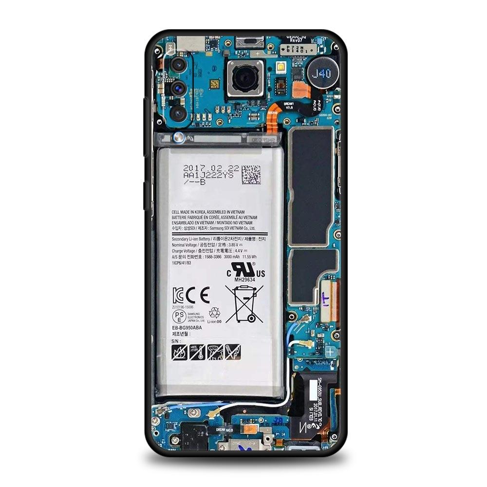 

Main Circuit Board Pattern Phone Case for Samsung Galaxy A56 A36 A26 A16 A34 A24 A42 A22 A20 A12 A40 A30 A10 5G Soft TPU Cover Samsung A26