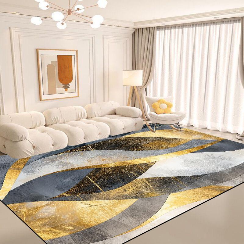 Nordic Simplicity Soft Carpet Living Room Decoration Creative Easy Clean Sofa Area Rugs for Bedroom Decor Non-slip Mats Washable