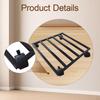 Flower Pot Stand with Casters Plants Rack Metal Tray Mover Plant Pots Roller Base for Office