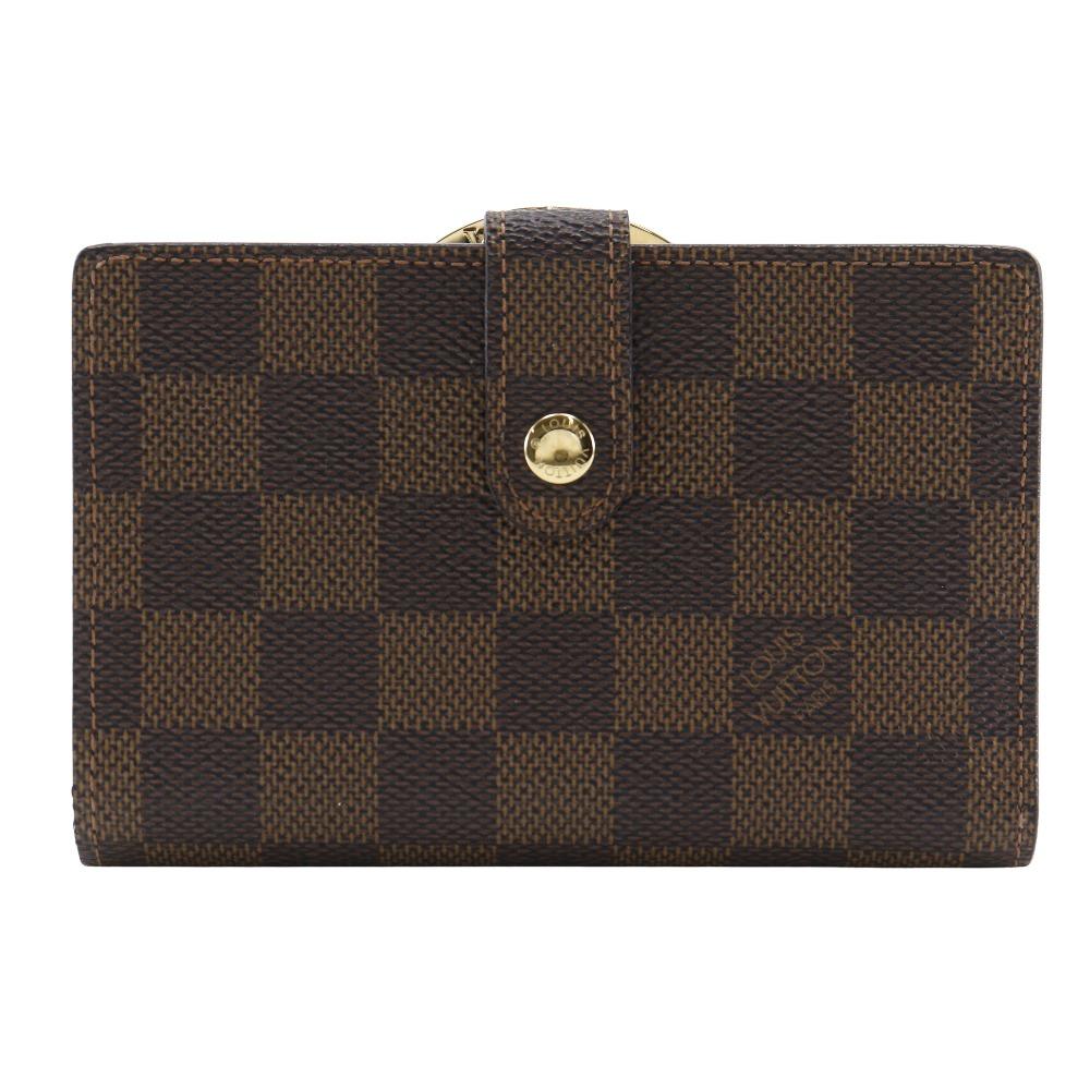 

LOUIS VUITTON Portefeiulle Vienova Bi-Fold Wallet N61674 Gamaguchi Brown Damier canvas Women Used