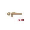 Building Blocks Weapons Accessory Soldier Digital Gift Ninja Sword Mortar Cannon Missile Launcher RPG Toys Mini Brick X006