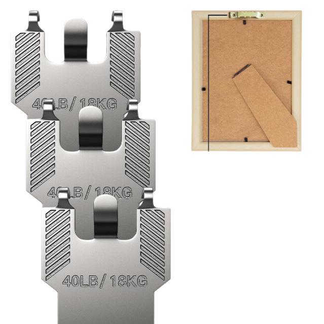 Claw-Style Drywall Picture Hanger Kit for Hanging Photos, Mirrors, and Posters